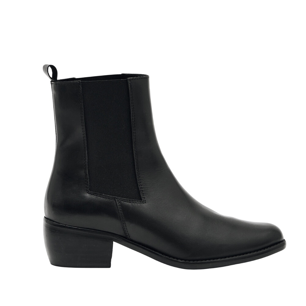 REISS Maeva Leather Chelsea Boots